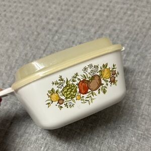 Corning Ware "Spice of Life" petite casserole dish with original matching lid
